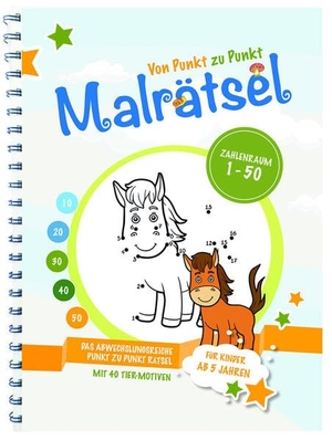 Von Punkt zu Punkt Malrätsel - 1 bis 50. Gerber Carl GmbH, 2019.
