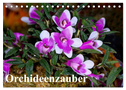Orchideenzauber (Tischkalender 2024 DIN A5 quer), CALVENDO Monatskalender