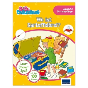 Bibi Blocksberg - Wo ist Kartoffelbrei? - Lese- und Stickerbuch für Kinder, perfekt für Leseanfänger, mit über 100 Stickern - Geschenkidee für Bibi-Fans. Lingen, Helmut Verlag, 2023.