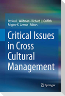Critical Issues in Cross Cultural Management