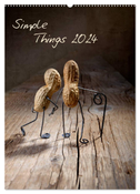 Simple Things 2024 (Wandkalender 2024 DIN A2 hoch), CALVENDO Monatskalender