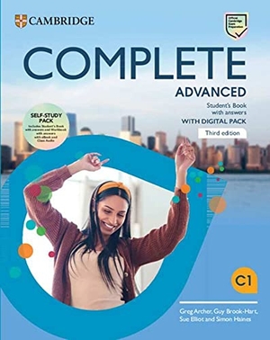 Archer, Greg / Brook-Hart, Guy et al. Complete Advanced - Third Edition. Self-Study Pack (Student's Book with answers + Workbook with answers). Klett Sprachen GmbH, 2000.