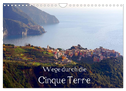 Wege durch die Cinque Terre (Wandkalender 2024 DIN A4 quer), CALVENDO Monatskalender