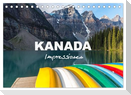 Kanada - Impressionen (Tischkalender 2024 DIN A5 quer), CALVENDO Monatskalender