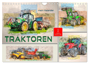 Traktoren - mein Kalender (Wandkalender 2025 DIN A4 quer), CALVENDO Monatskalender