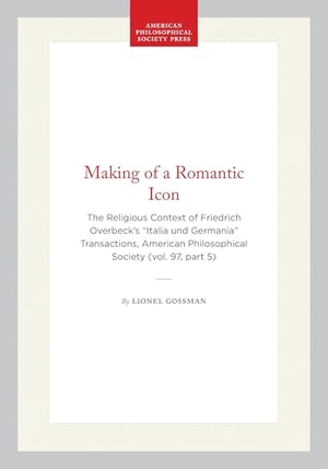 Gossman, Lionel. Making of a Romantic Icon - The Religious Context of Friedrich Overbeck's "Italia Und Germania" Transactions, American Philosophical Society (Vol. 97, Part 5). University of Pennsylvania Press, 2007.