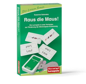 Galonska, Susanne. Raus die Maus! - Ein Lernspiel in zwei Varianten zur Förderung der Minimalpaar-Erkennung. Hase und Igel Verlag GmbH, 2019.