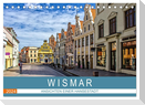 Wismar - Ansichten einer Hansestadt (Tischkalender 2024 DIN A5 quer), CALVENDO Monatskalender