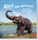 Alt! Aber gut drauf Postkartenkalender 2025 - Der tierische Rentnerkalender