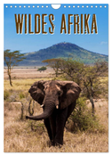 Wildes Afrika (Wandkalender 2025 DIN A4 hoch), CALVENDO Monatskalender