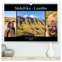 Südafrika - Lesotho (hochwertiger Premium Wandkalender 2024 DIN A2 quer), Kunstdruck in Hochglanz