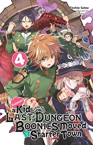 Watanuki, Nao / Toshio Satou. Suppose a Kid from the Last Dungeon Boonies Moved to a Starter Town, Vol. 4 (light novel). Little, Brown & Company, 2020.