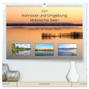Hannover und Umgebung - Malerische Seen (hochwertiger Premium Wandkalender 2024 DIN A2 quer), Kunstdruck in Hochglanz