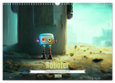Roboter - Computerträume aus der KI (Wandkalender 2024 DIN A3 quer), CALVENDO Monatskalender