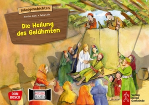 Groß, Martina. Die Heilung des Gelähmten. Kamishibai Bildkartenset. - Entdecken - Erzählen - Begreifen: Kinderbibelgeschichten.. Don Bosco Medien GmbH, 2025.