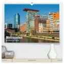 Metropolen an Rhein und Ruhr (hochwertiger Premium Wandkalender 2024 DIN A2 quer), Kunstdruck in Hochglanz