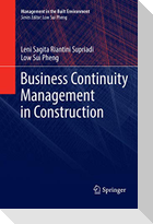 Business Continuity Management in Construction