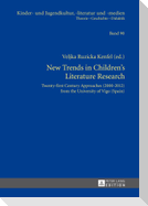 New Trends in Children's Literature Research