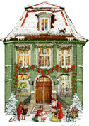 A3-Wandkalender - Zauberhaftes Weihnachtshaus