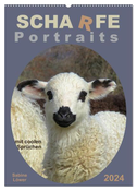 Scharfe Portraits (Wandkalender 2024 DIN A2 hoch), CALVENDO Monatskalender