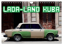 LADA-LAND KUBA (Wandkalender 2024 DIN A4 quer), CALVENDO Monatskalender