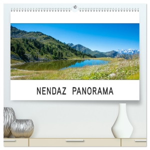 Kellmann-Art, Kellmann-Art. Nendaz Panorama (hochwertiger Premium Wandkalender 2024 DIN A2 quer), Kunstdruck in Hochglanz - Nendaz liegt über dem Rhonetal in der Nähe von der Walliser Hauptstadt Sion. Calvendo, 2023.