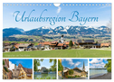 Urlaubsregion Bayern (Wandkalender 2025 DIN A4 quer), CALVENDO Monatskalender