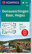 KOMPASS Wanderkarte 895 Donaueschingen, Baar, Hegau 1:35.000