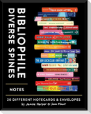 Bibliophile Diverse Spines Notes