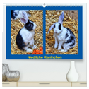 Niedliche Kaninchen (hochwertiger Premium Wandkalender 2024 DIN A2 quer), Kunstdruck in Hochglanz