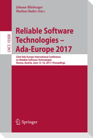 Reliable Software Technologies ¿ Ada-Europe 2017