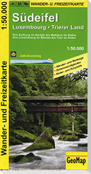 Südeifel, Luxembourg, Trierer Land 1:50.000 Wander- und Freizeitkarte