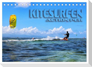 Kitesurfen - Action pur (Tischkalender 2025 DIN A5 quer), CALVENDO Monatskalender