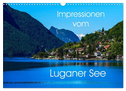 Impressionen vom Luganer See (Wandkalender 2024 DIN A3 quer), CALVENDO Monatskalender