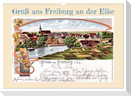 Gruß aus Freiburg an der Elbe (Wandkalender 2024 DIN A3 quer), CALVENDO Monatskalender