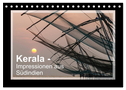 Kerala - Impressionen aus Südindien (Tischkalender 2024 DIN A5 quer), CALVENDO Monatskalender