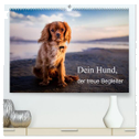 Dein Hund der treue Begleiter (hochwertiger Premium Wandkalender 2024 DIN A2 quer), Kunstdruck in Hochglanz