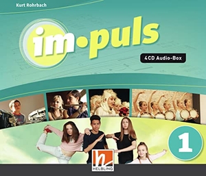 Rohrbach, Kurt. im.puls 1 - Die Audio-Box. Ausgabe Deutschland und Schweiz - 4 CDs mit Playbacks, Hörbeispielen und Originalaufnahmen. Helbling Verlag GmbH, 2018.