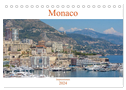 Monaco - Impressionen (Tischkalender 2024 DIN A5 quer), CALVENDO Monatskalender