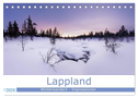 Lappland - Winterwandern Impressionen (Tischkalender 2024 DIN A5 quer), CALVENDO Monatskalender