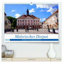 Malerisches Dorpat - Estlands Universitätsstadt Tartu (hochwertiger Premium Wandkalender 2024 DIN A2 quer), Kunstdruck in Hochglanz