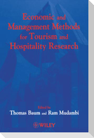 Economic and Management Methods for Tourism and Hospitality Research