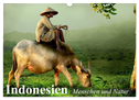 Indonesien. Menschen und Natur (Wandkalender 2024 DIN A3 quer), CALVENDO Monatskalender