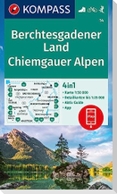KOMPASS Wanderkarte 14 Berchtesgadener Land, Chiemgauer Alpen 1:50.000
