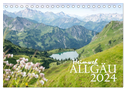 Heimweh Allgäu 2024 (Tischkalender 2024 DIN A5 quer), CALVENDO Monatskalender
