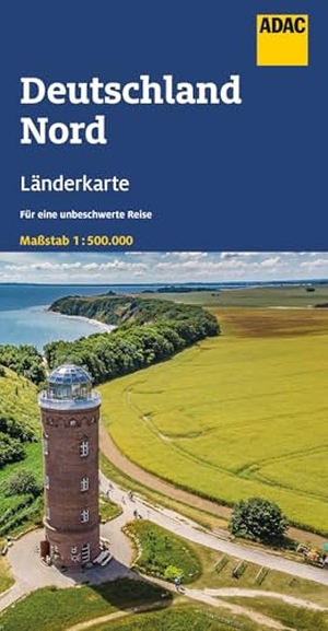 ADAC Länderkarte Deutschland Nord 1:500.000. ADAC, 2022.