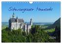 Schwangauer Momente (Wandkalender 2024 DIN A4 quer), CALVENDO Monatskalender