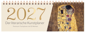 Korsch, Verlag (Hrsg.). Der literarische Kunstplaner (TQ) 2027 - 1 Woche 2 Seiten; Tischquerkalender mit Zitaten und viel Platz für Notizen; Format: 29,8 x 10,5 cm. Korsch Verlag GmbH, 2026.