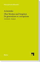 Über Werden und Vergehen