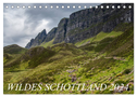 Wildes Schottland 2024 (Tischkalender 2024 DIN A5 quer), CALVENDO Monatskalender